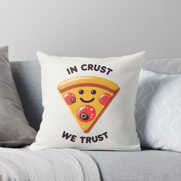 Item preview, In Crust We Trust - Retro Pizza Slice Art designed and sold by Retro Travel Design.