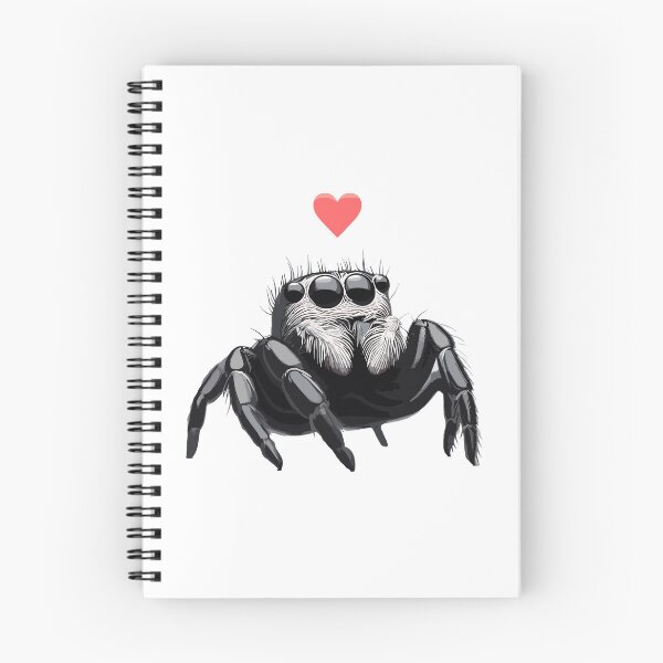 Item preview, Cute jumping spider of love designed and sold by TomFrontierArt.