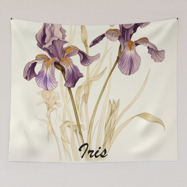 Item preview, Iris Flowers Inspired By My Mothers Flower Paintings  designed and sold by CDC40.
