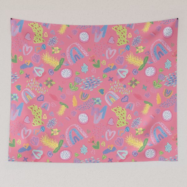 Item preview, Pastel Pink Rainbows designed and sold by FuriByDesign.