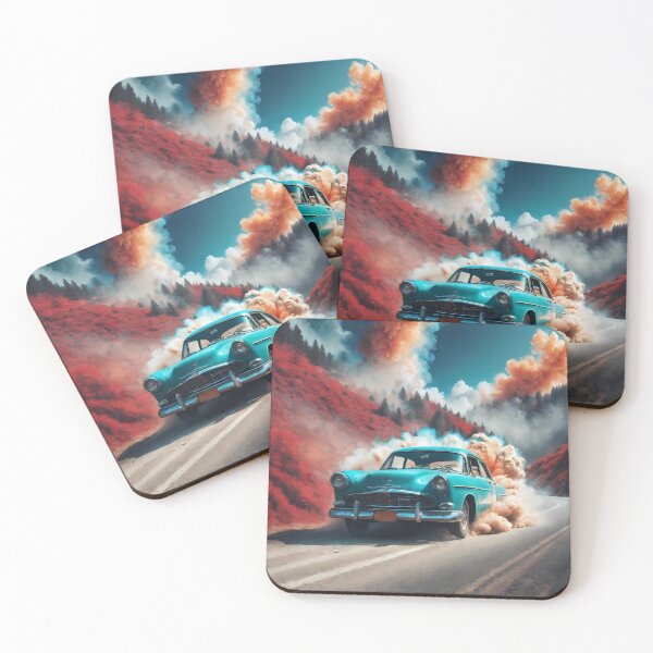 Item preview, Classic Chroma: The Magic of Digital Art Transforms Vintage Cars into Visual Masterpieces designed and sold by Artedig.