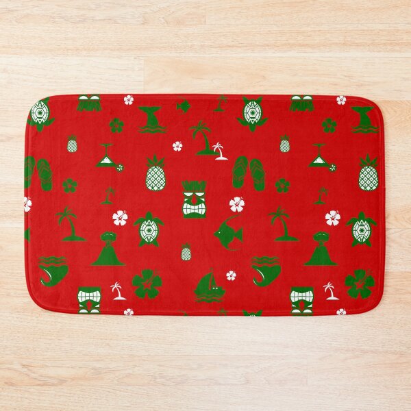 Item preview, tropical christmas tiki retro red  designed and sold by Gossip Rag.