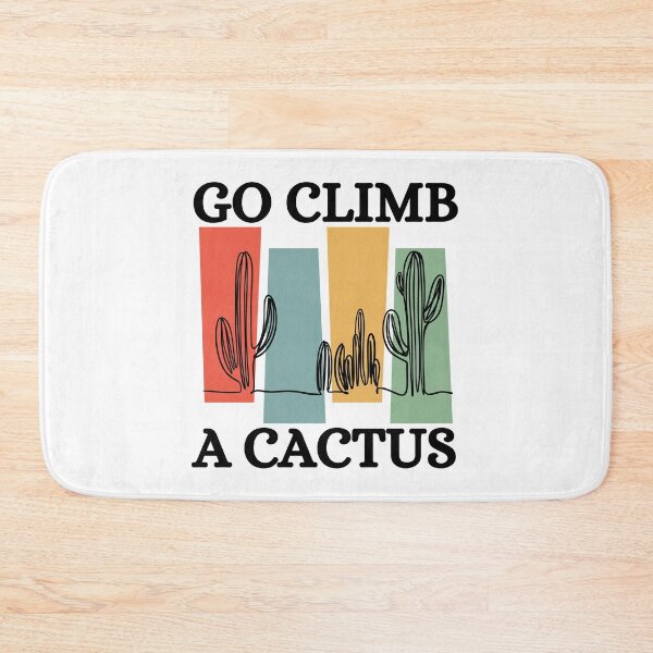 Item preview, Go Climb A Cactus Succulent Plant Funny Retro Cactus designed and sold by Wiss2Arts.