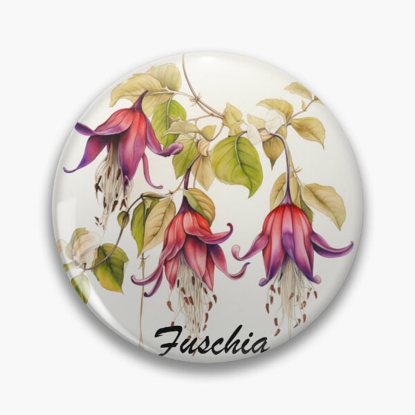 Item preview, Fuschia Flowers Inspired By My Mothers Flower Paintings  designed and sold by CDC40.