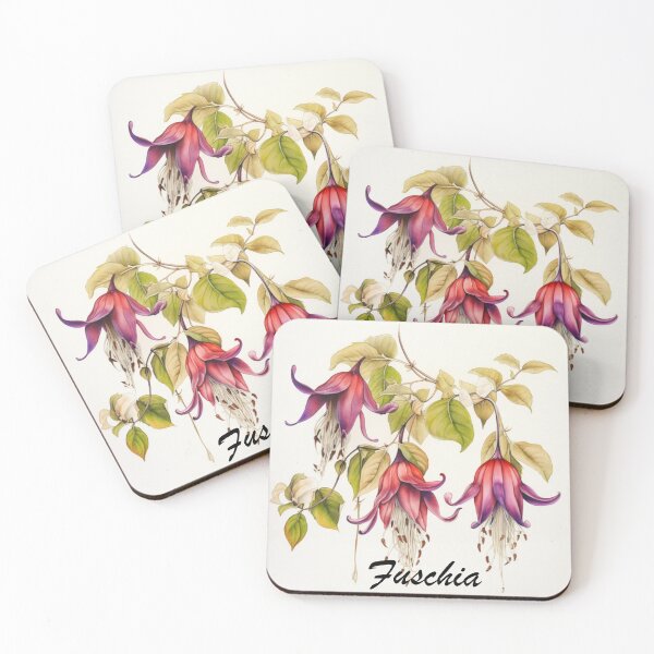Item preview, Fuschia Flowers Inspired By My Mothers Flower Paintings  designed and sold by CDC40.