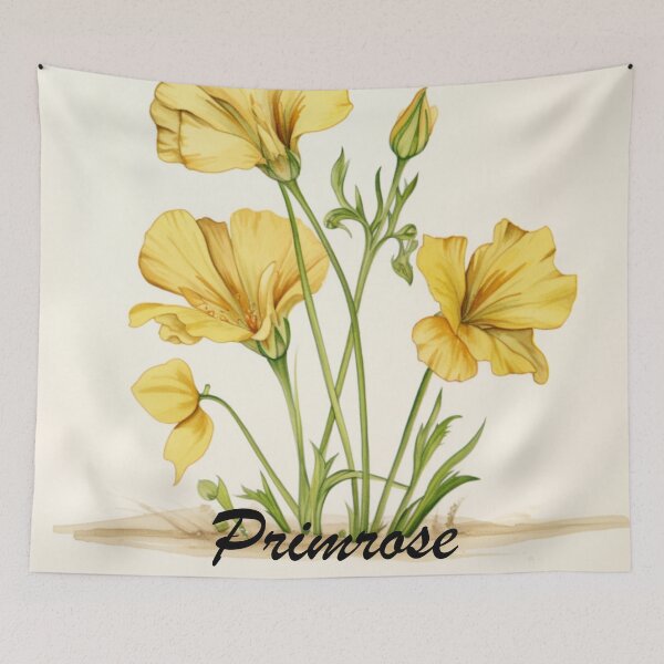 Item preview, Primrose Flowers Inspired By My Mothers Flower Paintings  designed and sold by CDC40.