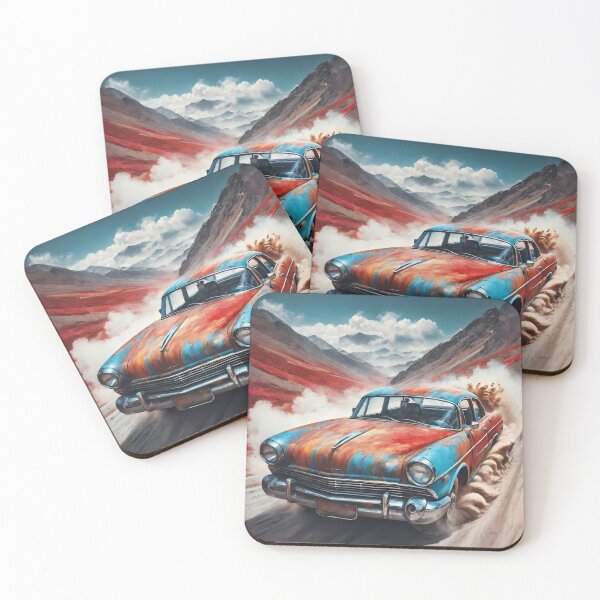 Item preview, Digital Design, Classic Spirit: The Aesthetic Symphony of Vintage Cars in Digital Art designed and sold by Artedig.