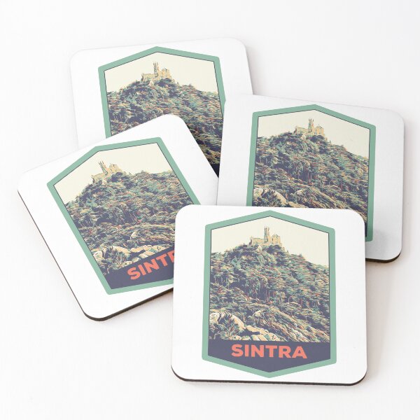 Item preview, Sintra Pena Palace Illustration Print - Portuguese Artwork designed and sold by Lemomo-artworks.
