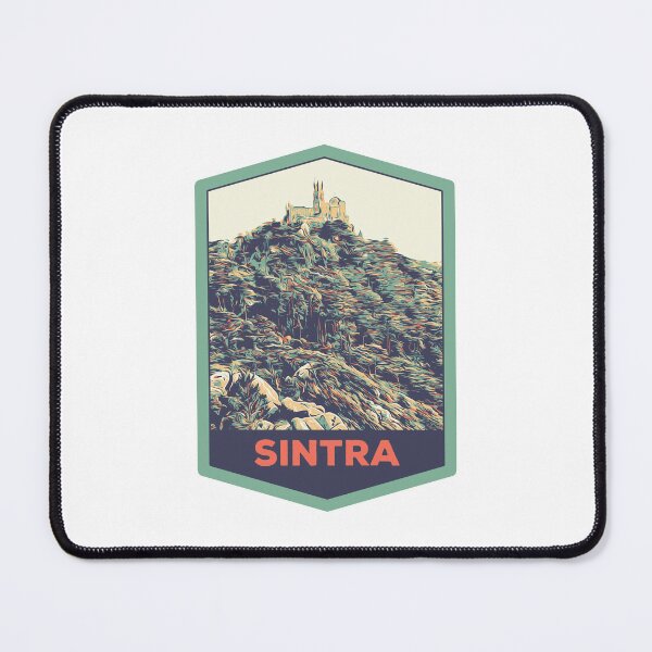 Item preview, Sintra Pena Palace Illustration Print - Portuguese Artwork designed and sold by Lemomo-artworks.