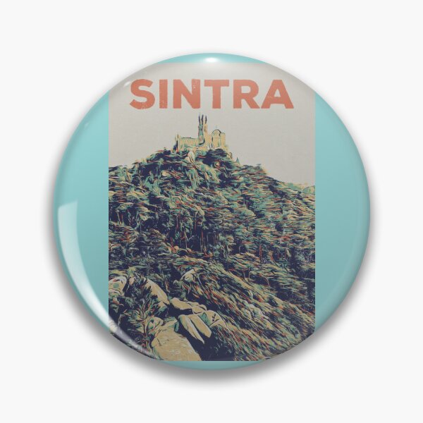 Item preview, Sintra Pena Palace Illustration Print - Portuguese Artwork designed and sold by Lemomo-artworks.