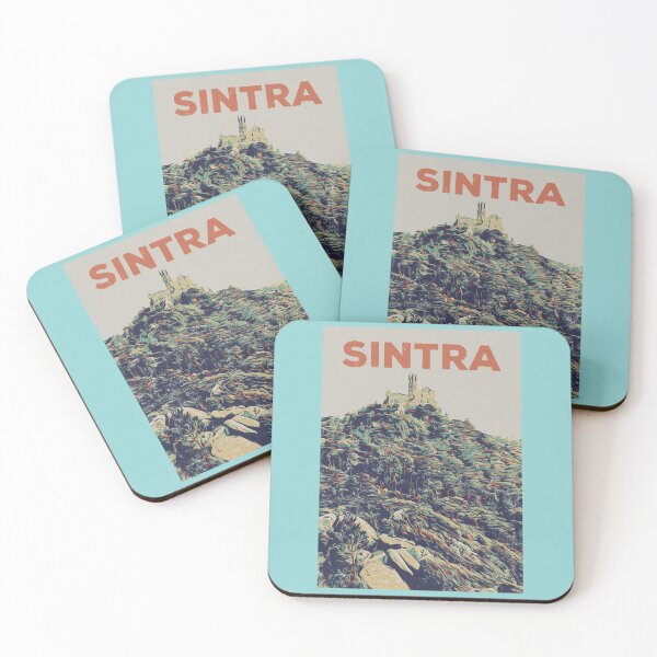 Item preview, Sintra Pena Palace Illustration Print - Portuguese Artwork designed and sold by Lemomo-artworks.