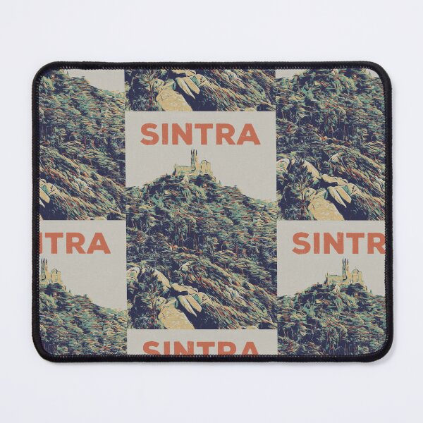 Item preview, Sintra Pena Palace Illustration Print - Portuguese Artwork designed and sold by Lemomo-artworks.