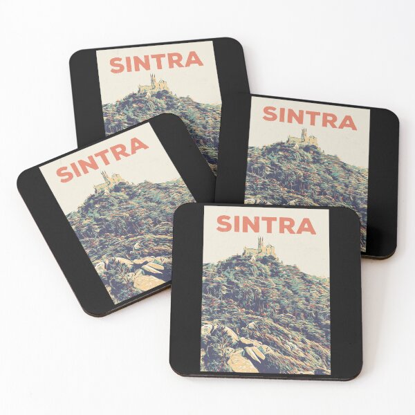 Item preview, Sintra Pena Palace Illustration Print - Portuguese Artwork designed and sold by Lemomo-artworks.