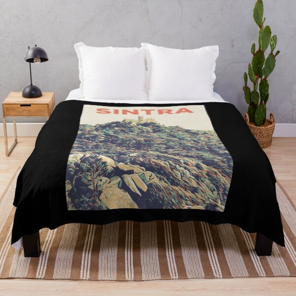 Item preview, Sintra Pena Palace Illustration Print - Portuguese Artwork designed and sold by Lemomo-artworks.