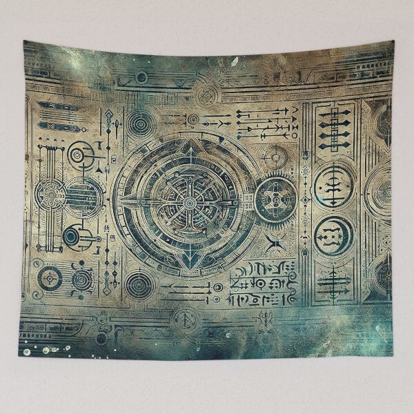 Item preview, Encrypted Wisdom: The Ancient Glyphs of Atlantis designed and sold by darkfantasy-atk.