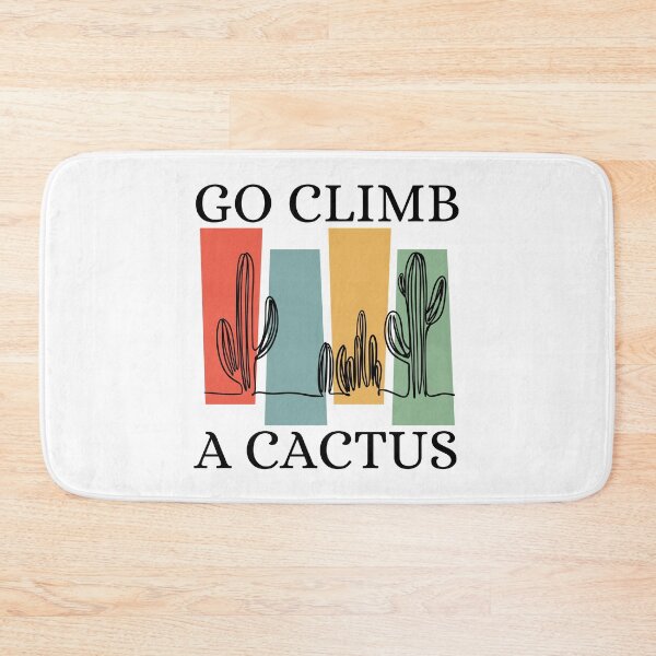 Item preview, Go Climb A Cactus Succulent Plant Funny Retro Cactus designed and sold by Wiss2Arts.