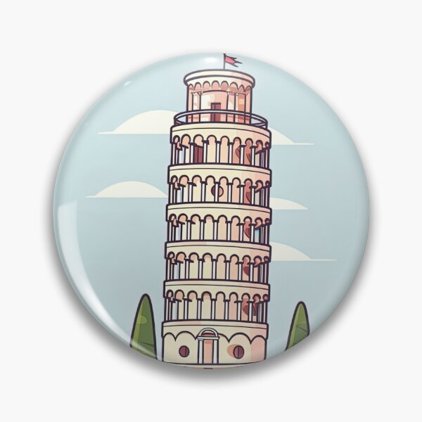 Item preview, Pisa Tower | cute style designed and sold by ComicsFactory.