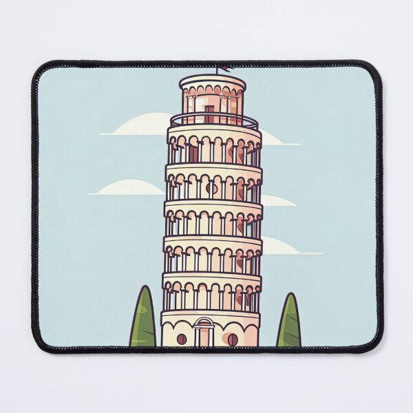 Item preview, Pisa Tower | cute style designed and sold by ComicsFactory.
