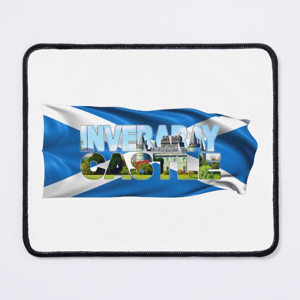 Item preview, INVERARAY CASTLE - Scotland with Flag designed and sold by Adam Gormley.