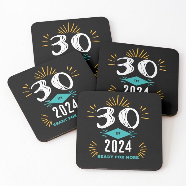 Item preview, Turning 30 in 2024, 2024 is here, 30 is the new frontier, birthday gift  designed and sold by CORINNE W.