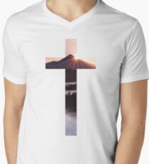 Christian Cross Men's V-Neck T-Shirt