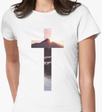 Christian Cross Women's Fitted T-Shirt