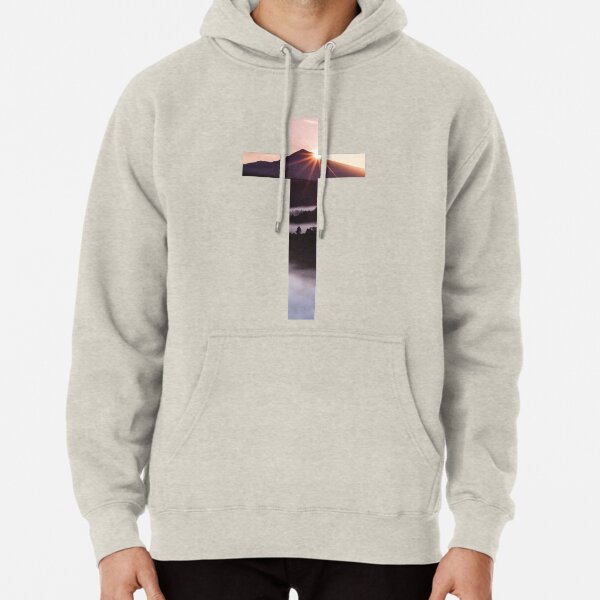 Christian Cross Pullover Hoodie