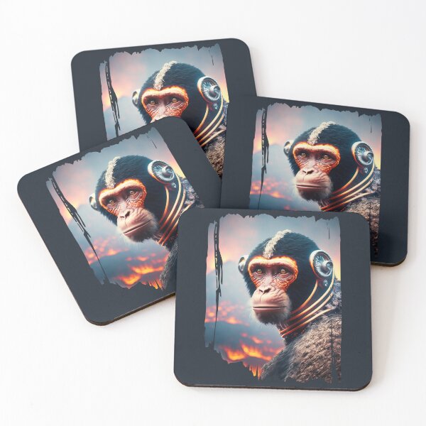 Item preview, Space Monkey Astronaut | Volcano Planet | Universe Explorer designed and sold by monkeybusiness.pt.