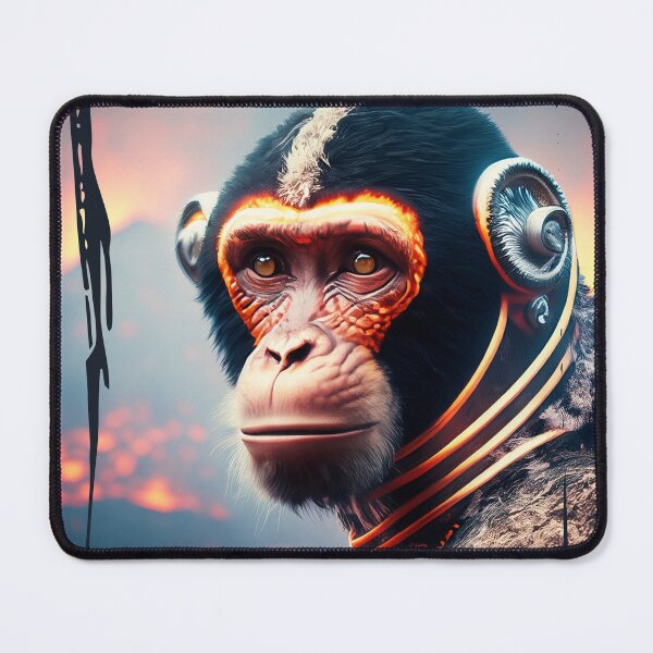 Item preview, Space Monkey Astronaut | Volcano Planet | Universe Explorer designed and sold by monkeybusiness.pt.
