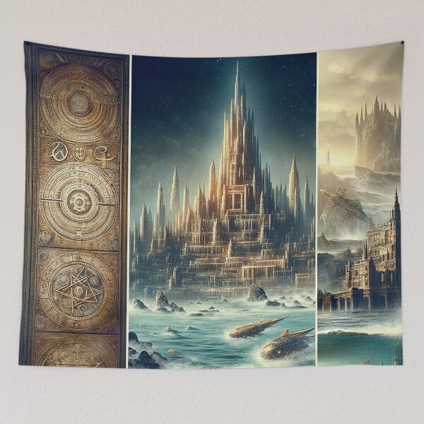 Item preview, Secrets of Atlantis: A Five-Part Panorama of the Sunken City designed and sold by darkfantasy-atk.