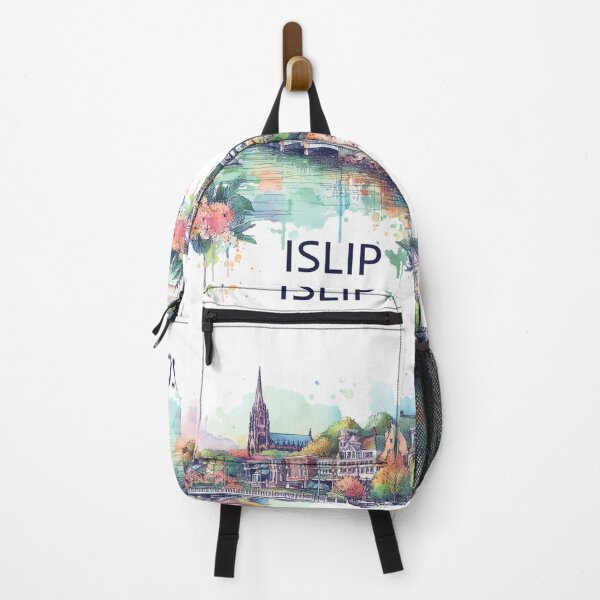 Item preview, Islip New York Watercolor Illustration designed and sold by PaintMeWorld.
