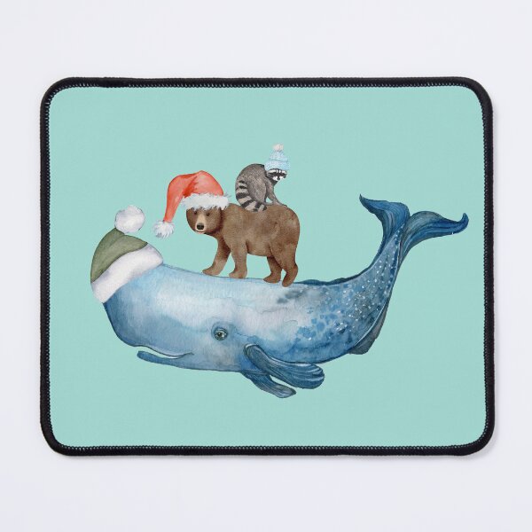 Item preview, Whale Bear Raccoon Xmas Stack designed and sold by IntoClearWater.