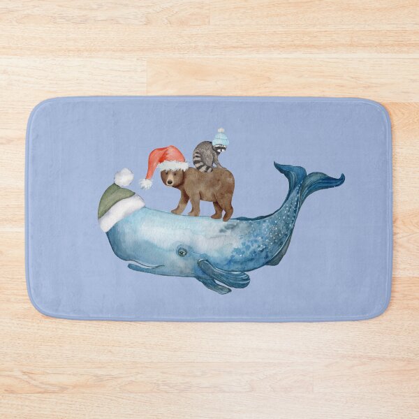 Item preview, Whale Bear Raccoon Xmas Stack designed and sold by IntoClearWater.
