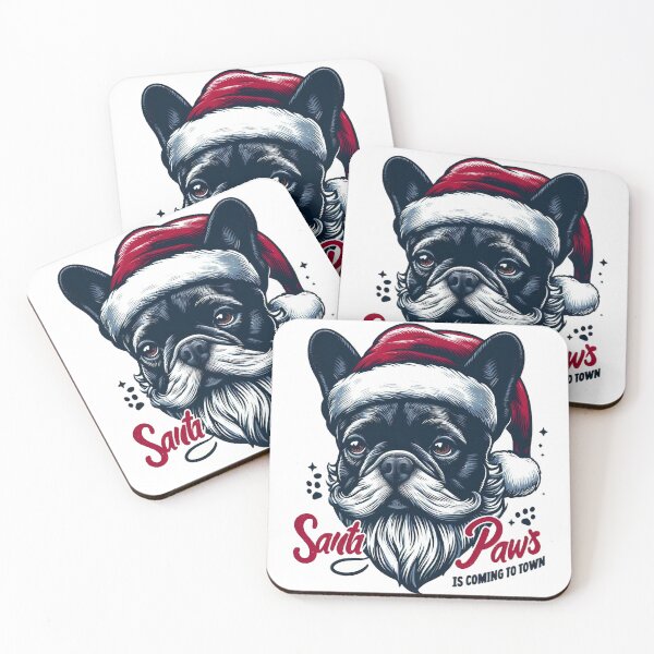 Item preview, SANTA PAWS IS COMING TO TOWN designed and sold by CogniCraft.