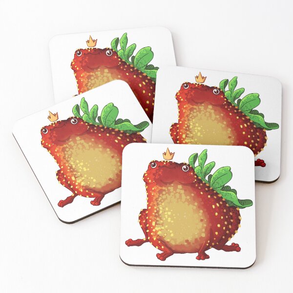 Item preview, Royal Strawberry Frog designed and sold by Artfromtheabyss.