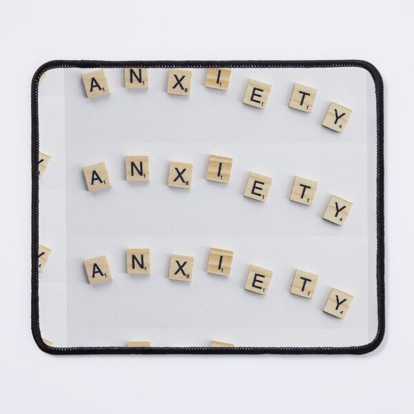 Item preview, Anxiety letter tiles designed and sold by MomMamaMaaam.