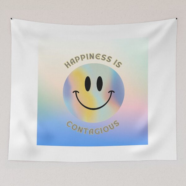 Item preview, Happiness is contagious designed and sold by Sheggie-2-Art.