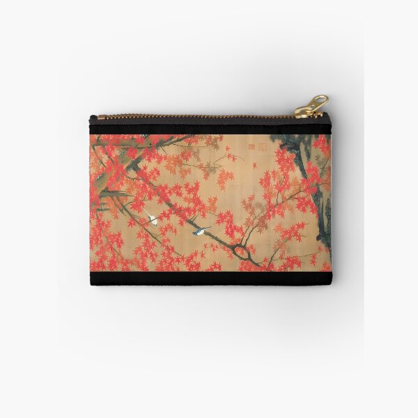Item preview, Ukiyo-e Majestic Maple Tree and Playful Birds by Ito Jakuchu - Upsized Edition designed and sold by EmeraldeaArt.