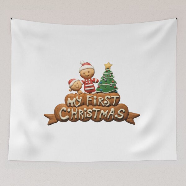 Item preview, My first Christmas in Gingerbread design designed and sold by Babee-24.
