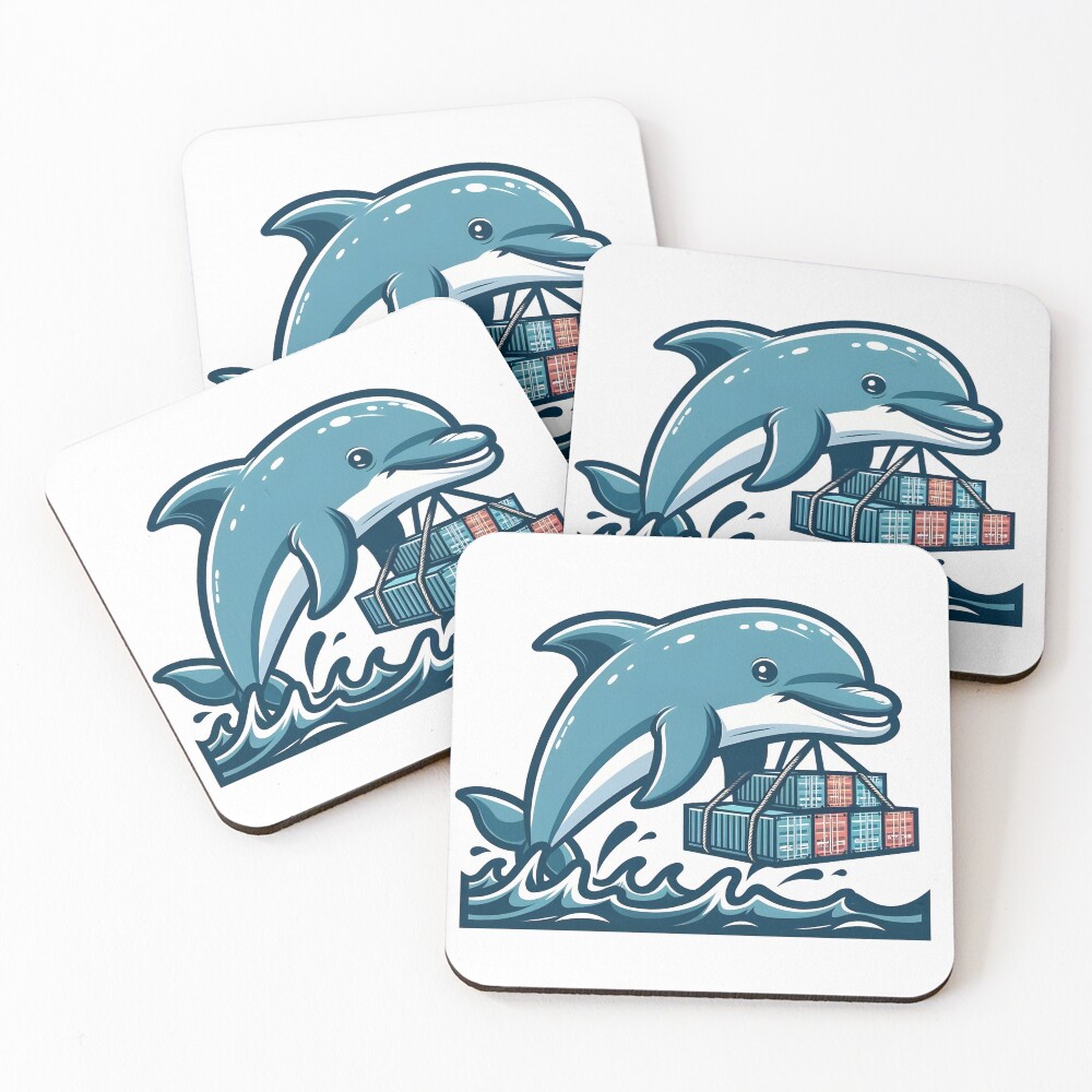 Item preview, Coasters (Set of 4) designed and sold by Geekbits-Store.