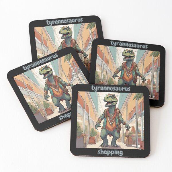 Item preview, Tyrannosaurus shopping designed and sold by beerbrother.