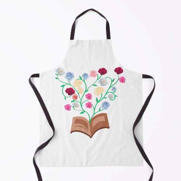 Item preview, Flowers Growing From Book | Many beautiful roses blooming | Little Blue Flowers S designed and sold by CircinusStore.
