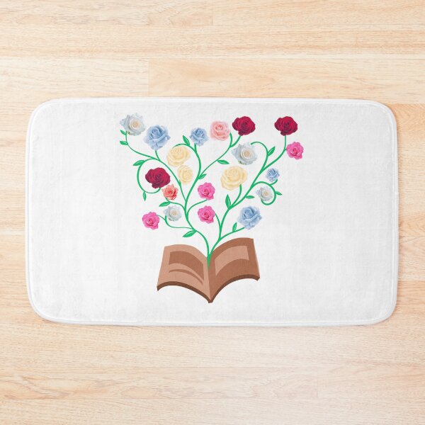 Item preview, Flowers Growing From Book | Many beautiful roses blooming | Little Blue Flowers S designed and sold by CircinusStore.
