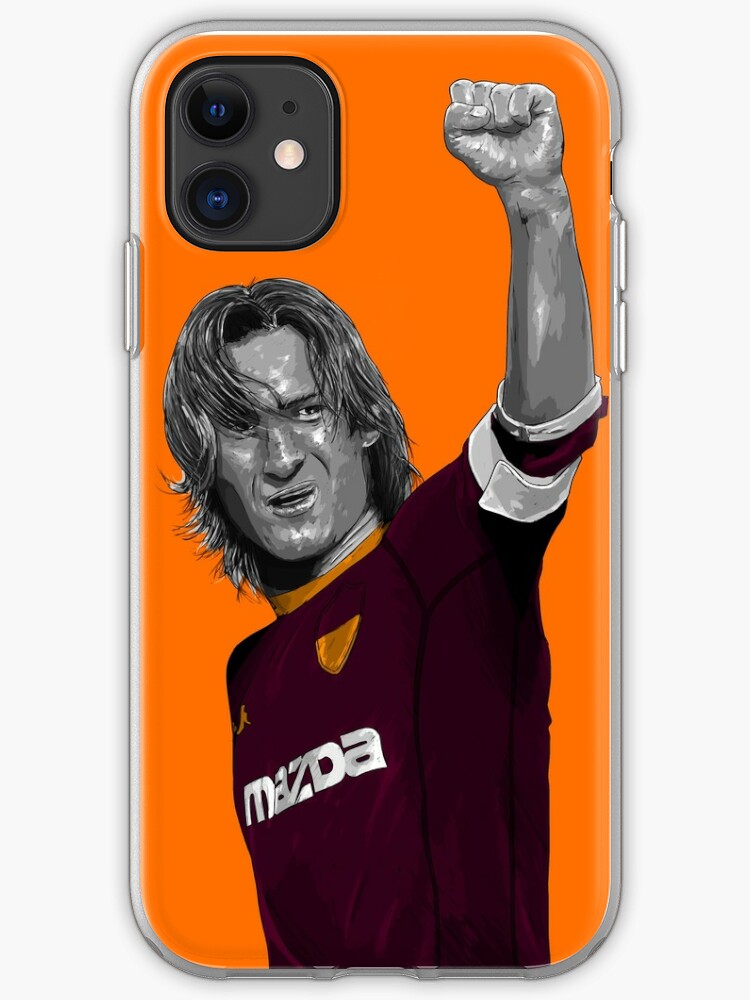 Francesco Totti As Roma Iphone Case Cover By Barrymasterson Redbubble