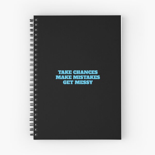 Item preview, Take chances make mistakes get messy - best motivational quotes designed and sold by Inspirationmotivation.