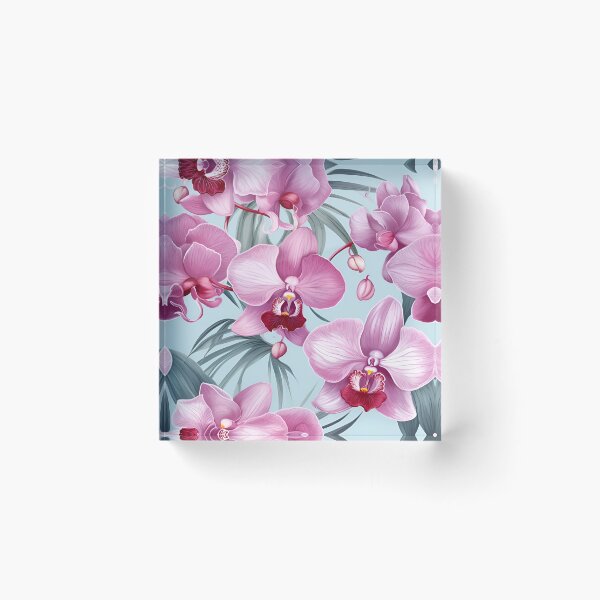 Item preview, Orchid seamless pattern designed and sold by ThechampArt.