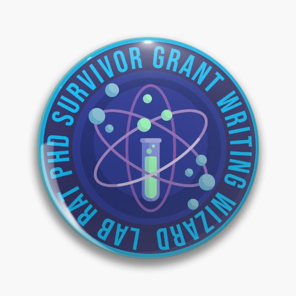 Item preview, PhD survivor, lab rat, grant writing wizard, university designed and sold by Work life.