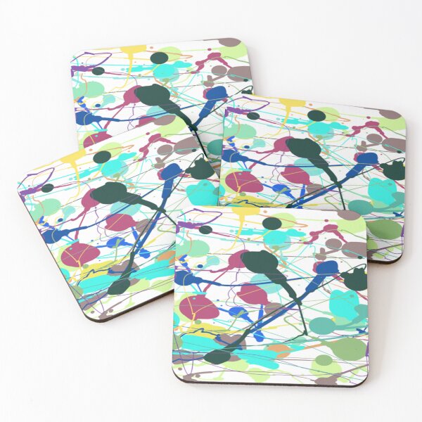 Item preview, Jackson Pollock inspired blob art print designed and sold by cmjune93.