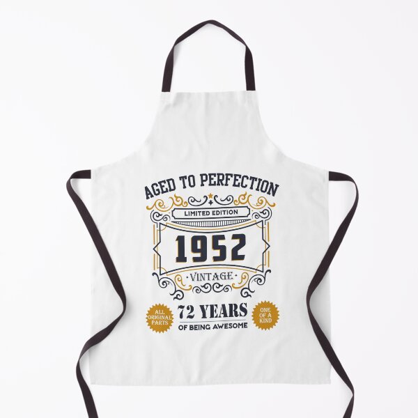 Item preview, Aged To Perfection 1952 Limited Edition, 72th Birthday Gift 72 years of Being Awesome Vintage designed and sold by DjenShop.