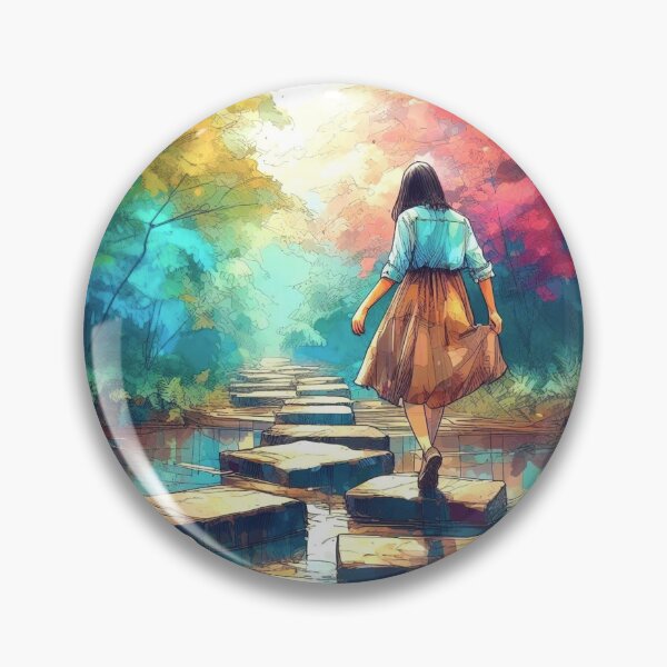 Item preview, Cross the stepping stones. designed and sold by growing-mom.